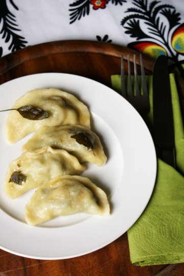 Pierogi ze szpinakiem