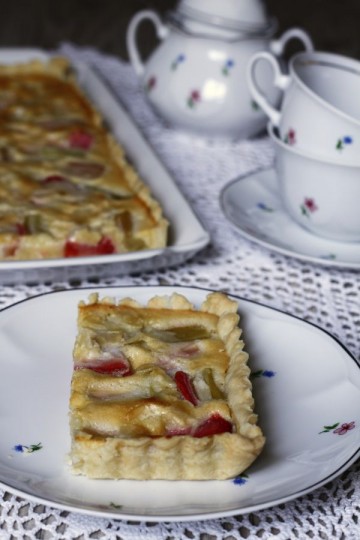 Tarta z rabarbarem