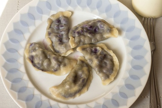 Pierogi z jagodami