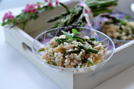 risotto ze szparagami