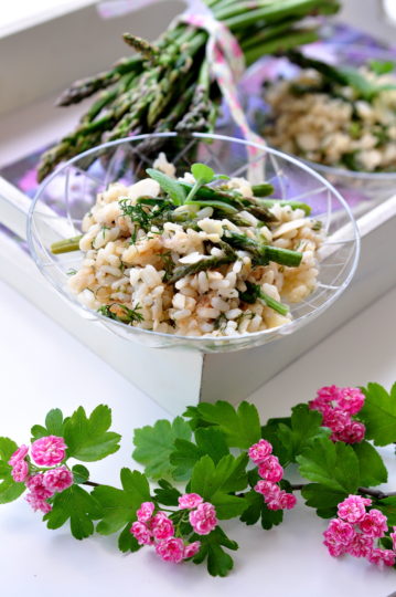 risotto ze szparagami