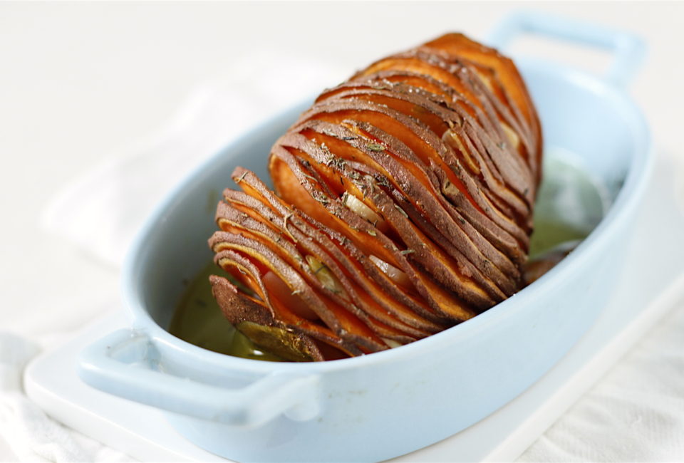 bataty hasselback